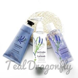 Crabtree & Evelyn Lavender 4pc Gift Set Bundle